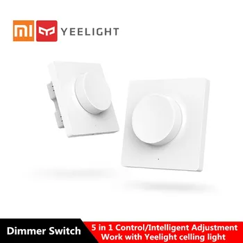

2019 Yeelight Wireless Bluetooth Dimmer Switch Smart Controller 86 Boxes 5 in 1 Control Smart Switch For Mi Home App