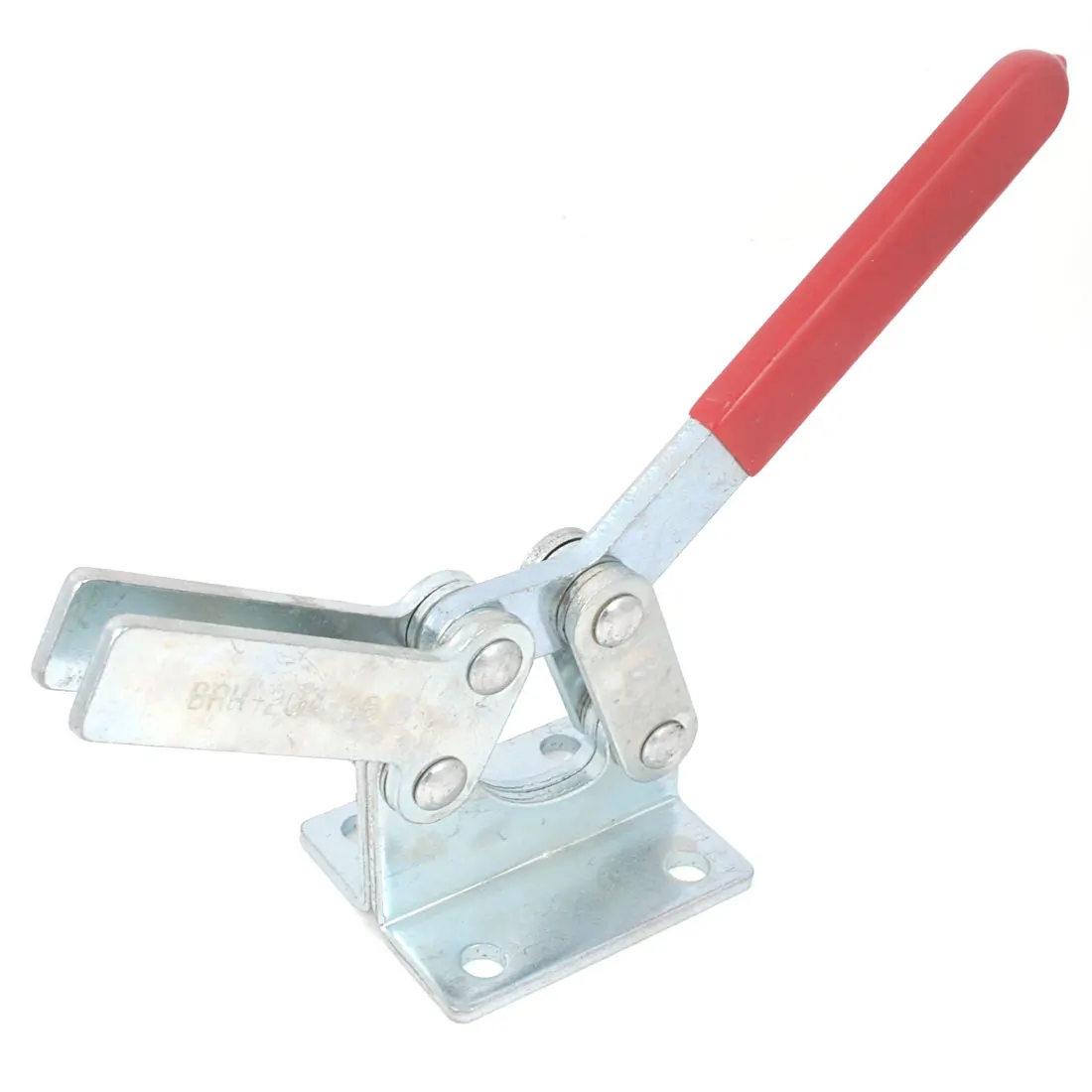 

UXCELL Red Plastic Covered Handle Quickly Holding Short Bar Low Base Horizontal Toggle Clamp 630Kg 1400Lbs Brh-204-Gb