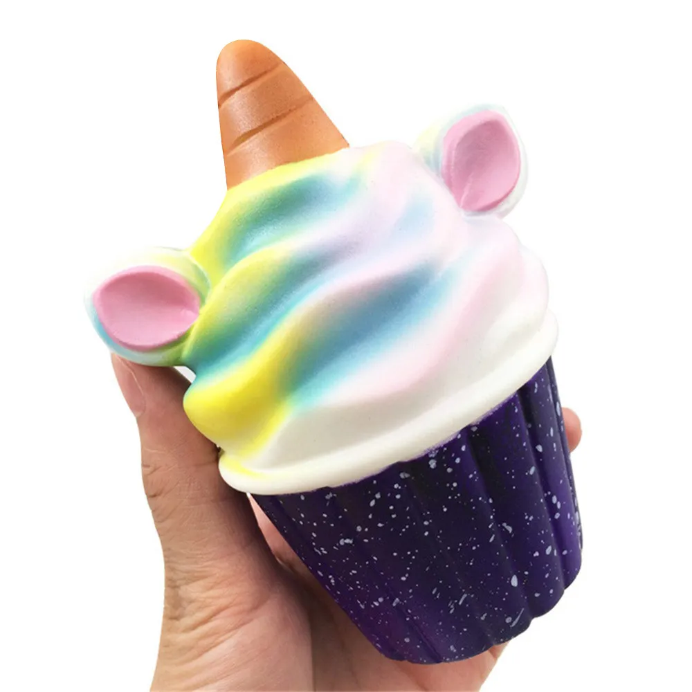 Очаровательны Единорог чашка мороженого Шарм замедлить рост Squeeze снятие стресса игрушки L613