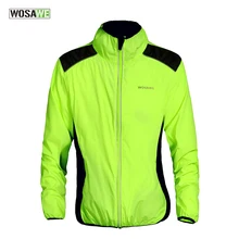 WOSAWE велосипедная куртка для мотокросса MTB велосипедный велосипед дождевик ветрозащитный с длинными рукавами Джерси Спортивная одежда зеленый