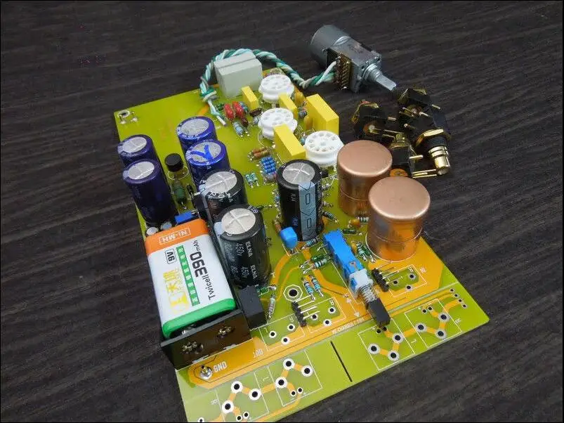 Cheap 2016 Douk Audio HiFi MM+MC Phono Pre-Amplifier LP Vinyl Tube Phono Stage Preamp Board 1