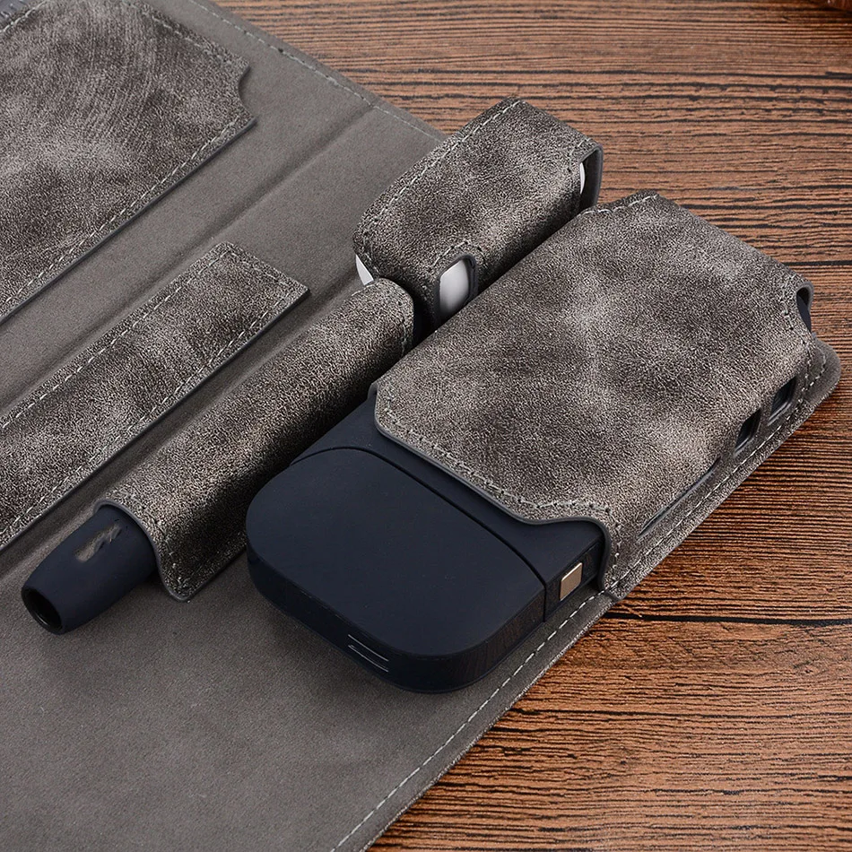 Япония электронная сигарета кожаный защитный чехол для IQOS искусственная кожа 2 4