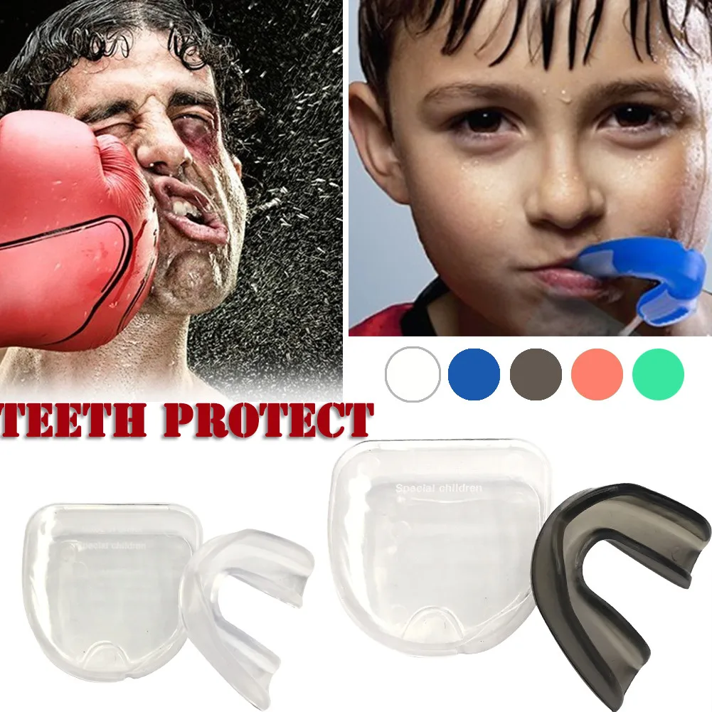 1 комплект кикбоксинг мундгард рот Защита зубов для бокса Футбол Баскетбол Каратэ Муай Тай защита безопасности