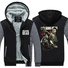 2016Winter Men Tops The Walking Dead Printed Hoodies font b Star b font font b Wars