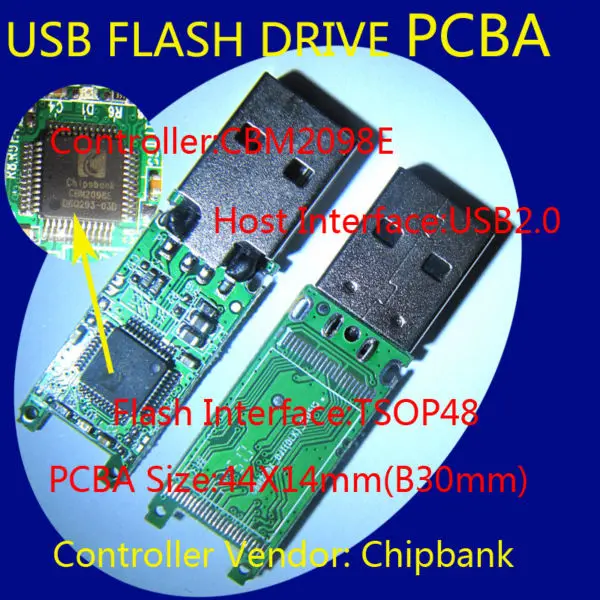 USB flash drive PCBA/CBM2098E circuit board pcba pen drive
