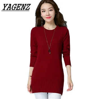 

Autumn/winter Thick Warm Pullover Sweaters Women's Fashion Slim Solid O neck Sweater Large size Winter Lady's Sweaters Knit 4XL