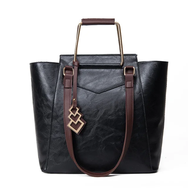 Famous Brand Women Bags 2017 Designer Handbags Bolsas Victor Hugo Famous Brand Women Bags 2017 Designer Handbags Bolsas Victor Hugo Leather Obag Handles Purses