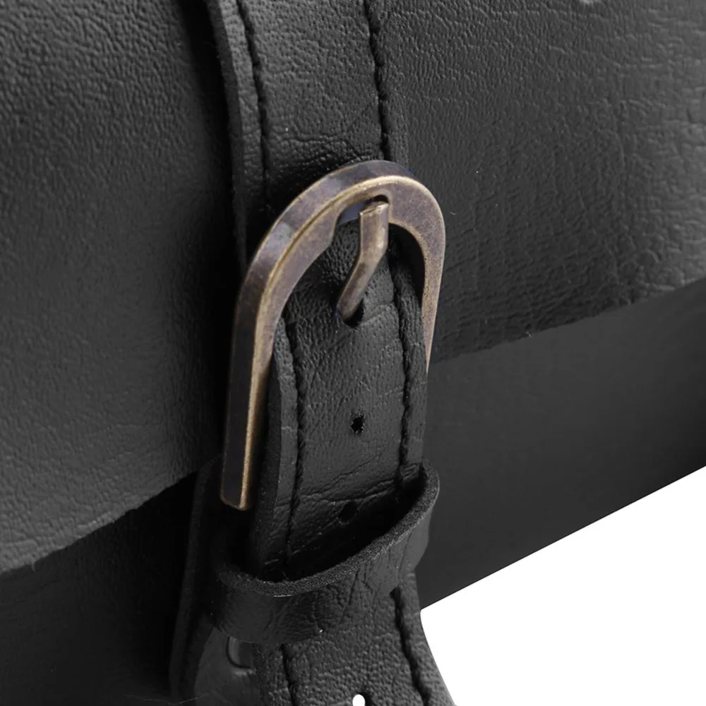 Perfect Retro Bicycle Tail Bag PU Leather Cycling Bag Saddle Pouch Tail Pannier Personalized Riding Vintage Bicycle Bike Bag Promotion 4