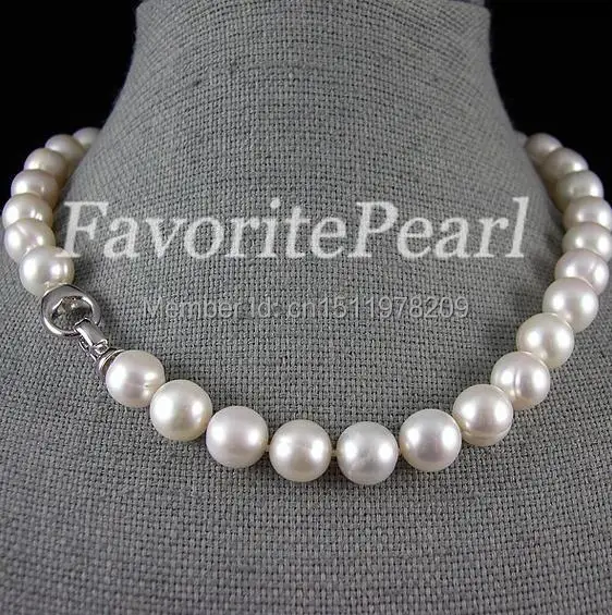 Pearl Necklace - Large Pearl Size 12 