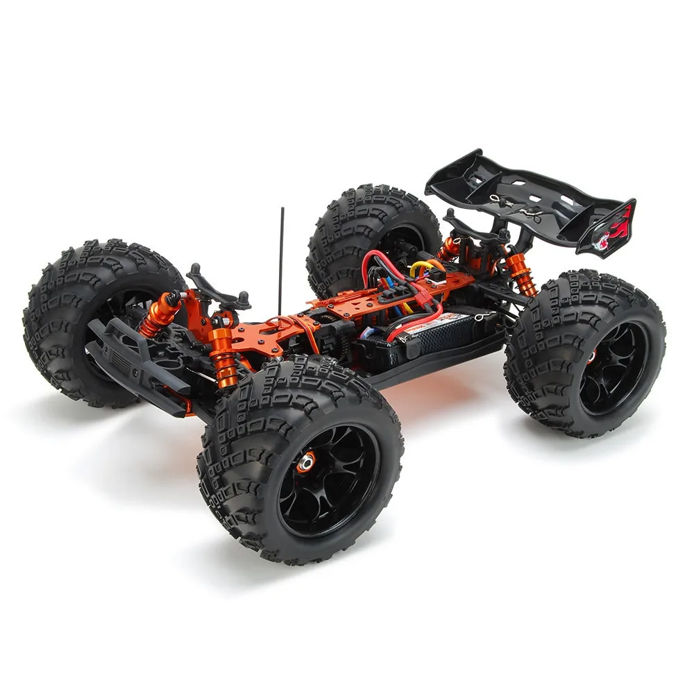 Высокая Скорость RC автомобиль 1:8 4WD Внедорожный гоночный грузовик RTR 70 км/ч Wheelie с