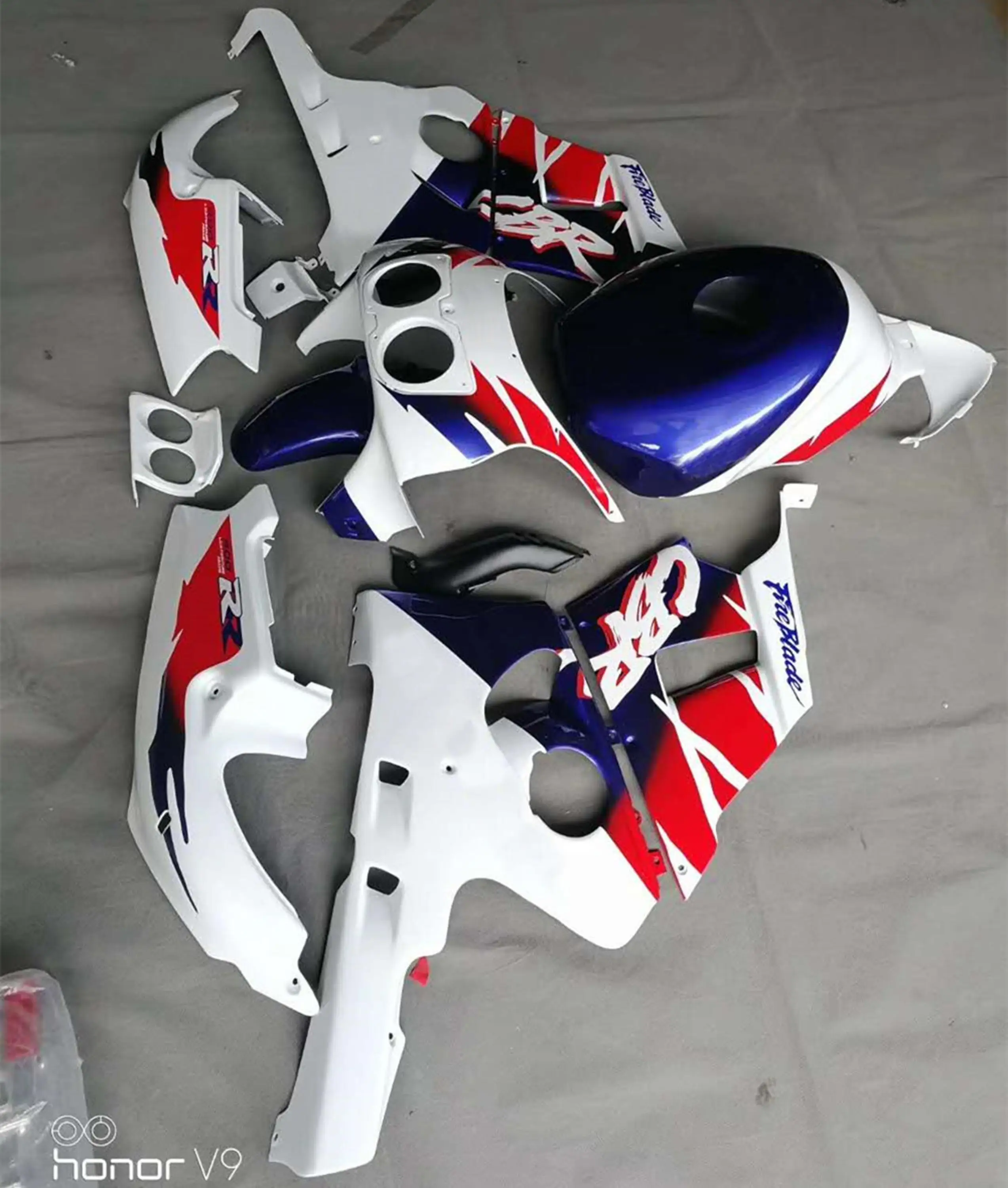 CBR400RR 90 94 обтекатель корпус Рабочая рамка Крышка бака боковая панель крыло для Honda