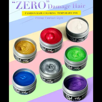 

7 Color Temporary Hair Dye Cream DIY Grandma Grey Hair Color Harajuku Style Hair Coloring Modeling Fashion Styling Tools