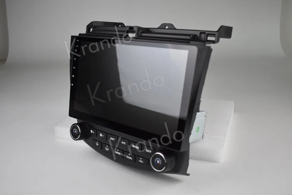 Top Krando Android 8.1 10.1" IPS Full touch car Multmedia player for Honda accord 7 2003-2007 radio gps navigation system wifi 2