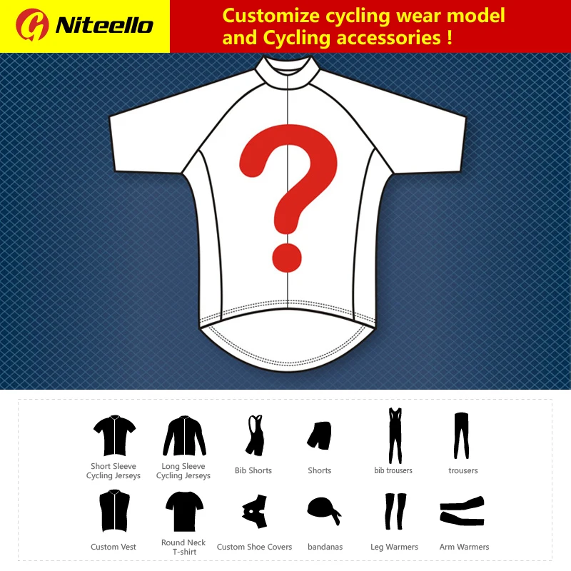 

NITEELLO Custom Cycling Jersey Top Summer Racing Cycling Clothing Ropa Ciclismo Short Sleeve mtb Bike Jersey Shirt Maillot HOT