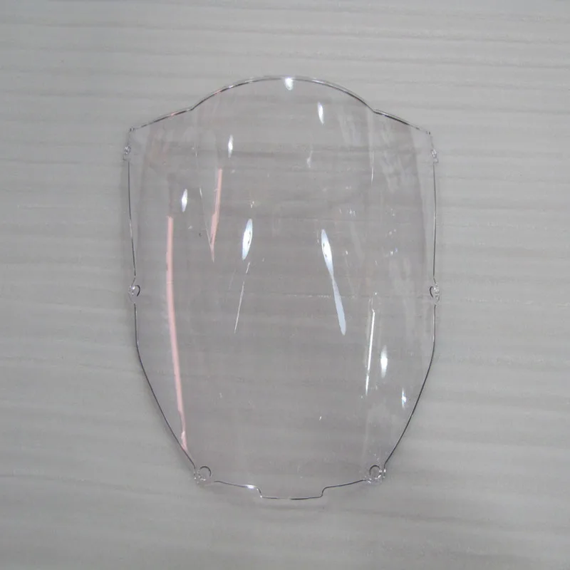 5 цветов лобовое стекло для 2000 2001 2002 Kawasaki NINJA ZX6R ZX-6R zx 6r bwind экран Double bubble передние аксессуары для мотоциклов - Цвет: Прозрачный