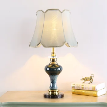 Lámparas de mesa para sala de estar lámpara de escritorio lámpara de Noche para Dormitorio pantalla de plástico lámpara de Metal de flores lámpara Mesita Noche Dormitorio