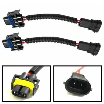

Wire Harness Adapter Wiring Nylon Plugs Car Female H11 H8 H9 Headlights