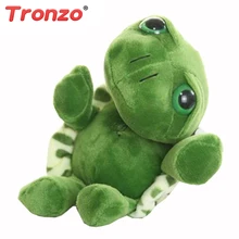 Tronzo 20cm Super Green Big Eyes Stuffed Tortoise Turtle Animal Plush Baby Toy Birthday/Christmas Gift For Kids Dropshipping