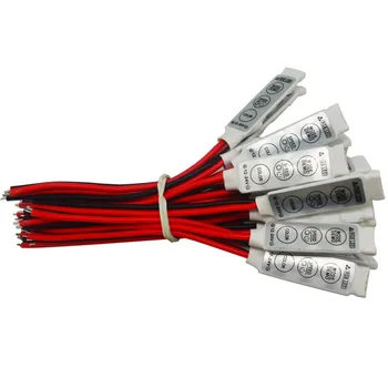 

DC12V 24V 6A 3 Way Channels Slim Mini 3 Keys RGB Led Controller to Control 5050 3528 RGB Led Strip Light, 20Pcs/lot