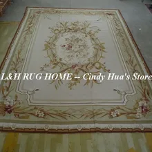 10K 9,7 'X13. 7 'ковры, шерстяные ковры ручной работы, французский дизайн Aubusson