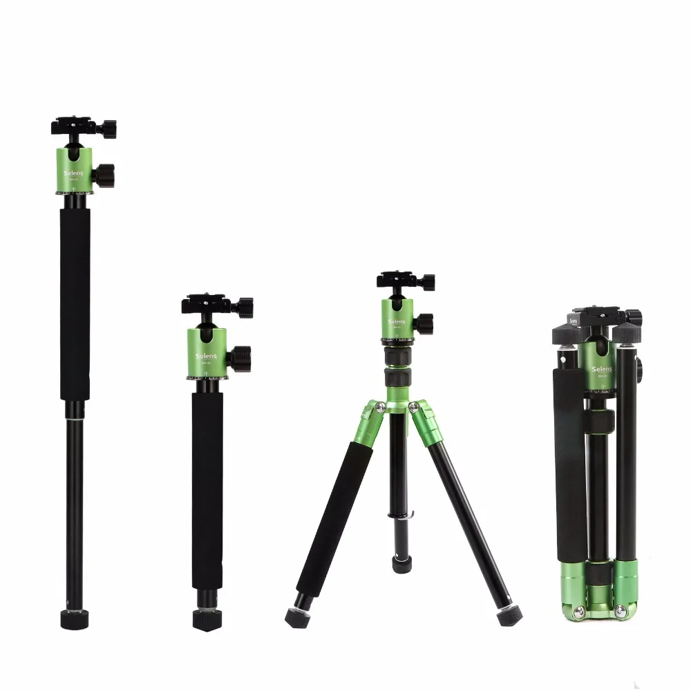 150cm  62 Aluminum Portable Flexible Professional Travel Camera Tripod Monopod for DSLR Camera Stand Tripods (6)