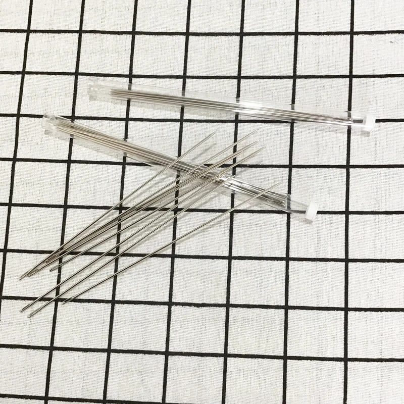 LMDZ 10 шт. 175 мм большой размер большая длинная стальная игла Большие отверстия швейная игла домашние инструменты для рукоделия длинная игла с пузырек с иглой