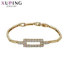 Xuping модные браслеты светильник из желтого золота с покрытием популярный дизайн браслеты для женщин ювелирные изделия рождественские подарки S70-72015