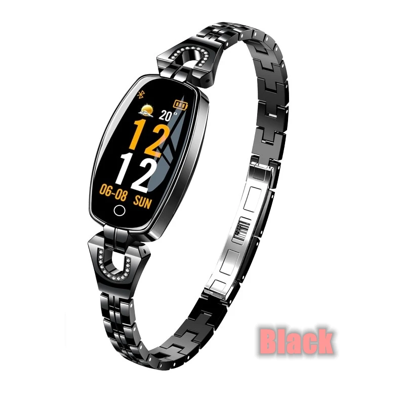 Роскошный H8 умный браслет женский браслет Смарт часы фитнес Браслет Водонепроницаемый IP67 для IOS/Android