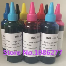 10x100 мл Краска для картриджа Костюм для Canon pro 9500 принтера, Костюм для Canon PGI9 PGI7 Картриджи серии, качественные чернила для заправки