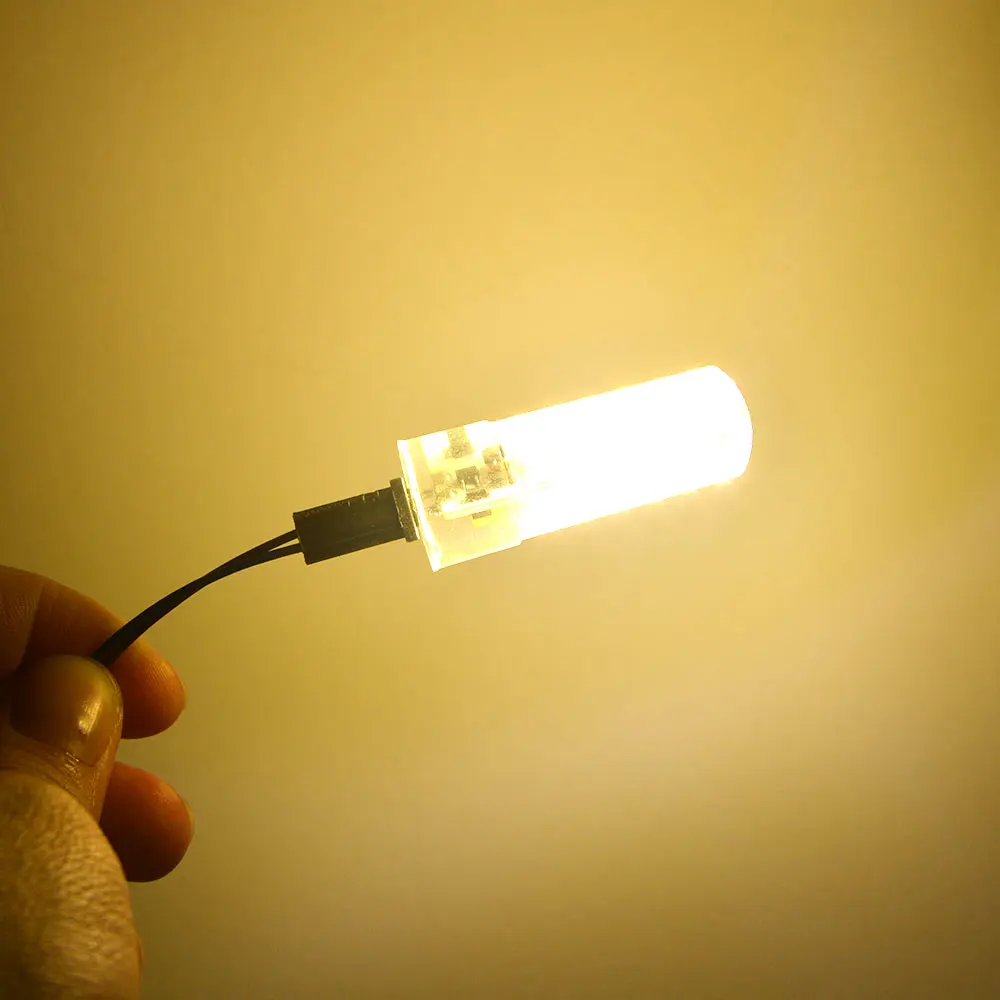 Затемнения мини G9 G4 E11 E12 E14 E17 светодиодный лампы 110 V/220 V 64 светодиодные Кукуруза