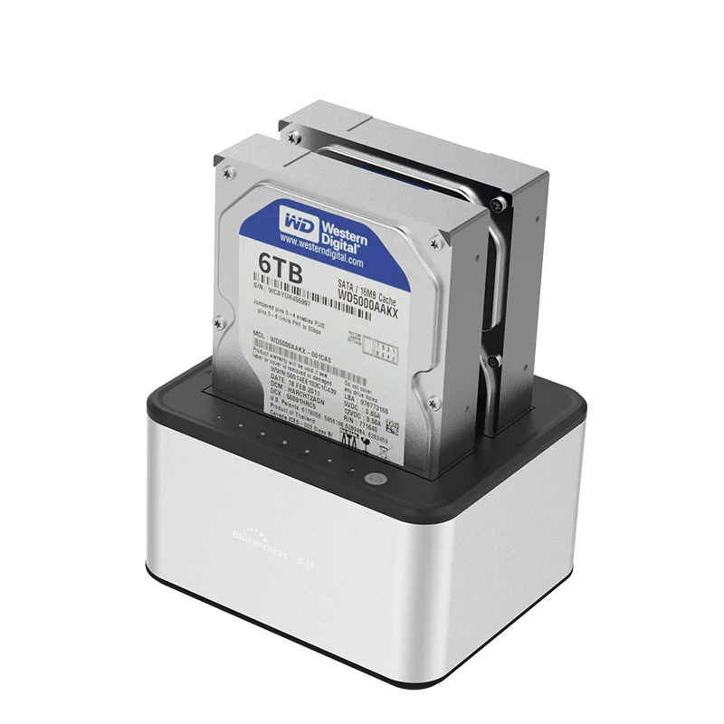 Док станция для клонирования жесткого диска полностью из алюминия 2 Bay Station USB3.0 5