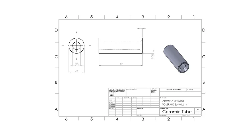 

99% alumina tube / furnace tube // ceramic tube / vacuum furnace tube