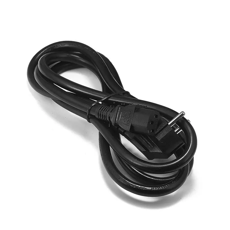

10pcs EU European Power Cord IEC C13 Power Extension Lead Cable 2m 14AWG For Desktop PC Computer 3D Printer TV Stage Light