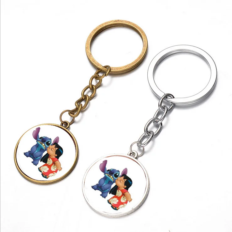 

2/Color Stitch Pendant Lilo and Stitch Keychain Pendants Lilo and Stitch Jewelry Zodiac Keychain Women Unique Charming