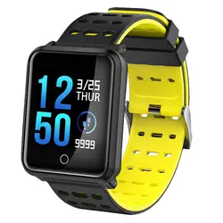 Smart Watch IP68 Водонепроницаемый Фитнес трекер для Для мужчин Для женщин с сердечного ритма крови Давление трекер сна шагомер носимых Brac