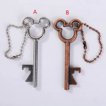 

Creative Wedding Favors Party Back Gifts Antique Copper Mickey Mouse Key Beer Bottle Opener F20174023