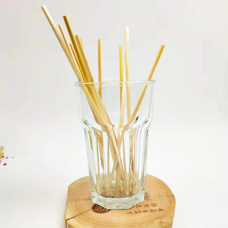UPORS-100Pcs-Biodegradeable-Wheat-Straw-20cm-Organic-Natural-Disposable-Drinking-Straws-Food-Grade-Straws-for-Tea (2)