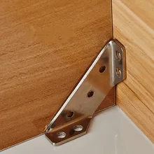 4pcs Stainless steel furniture fitting Corner Bracket 90 degree angle code L-shaped furniture hardware connector Accessories free shipping metal corner bracket stainless steel furniture fitting thicken connector hardware diy part reinforcement household