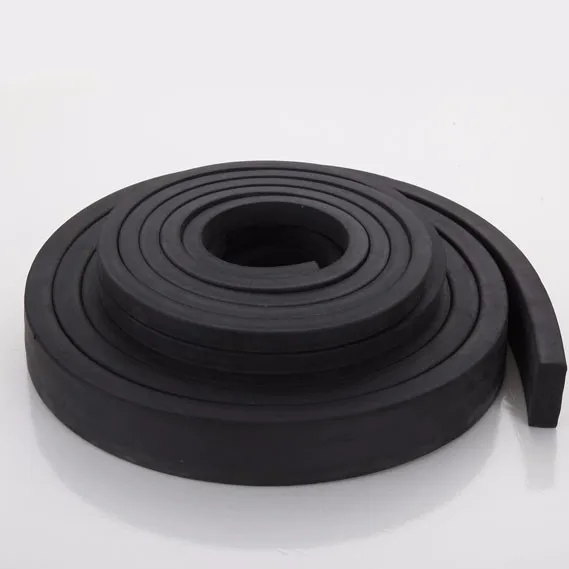3x15 20 25 30 mm Foaming EPDM rubber seal strip Square Oblong damper