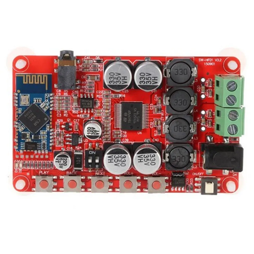 

TDA7492P 50W Bluetooth 4.0 Wireless Digital Audio Receiver Amplifier Board