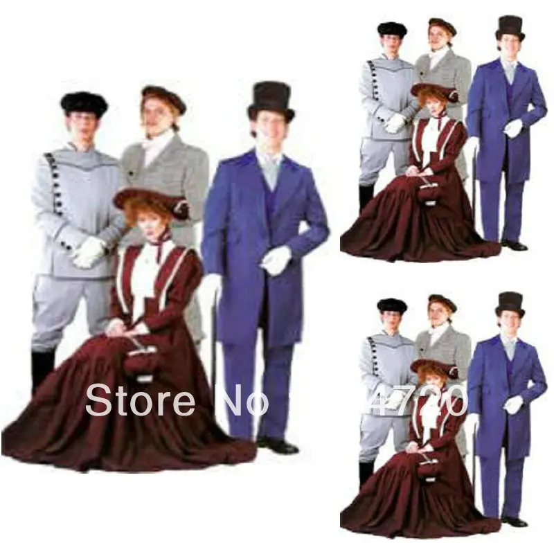 

1860s Romantic Red Civil War Southern Belle Ball Gown evening Dress/Victorian/Scarlett Lolita dress US6-26 V-339