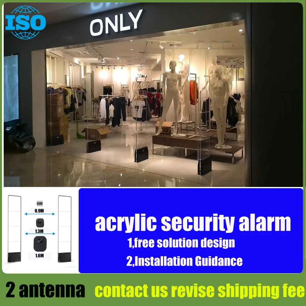

EAS manufacturer anti shoplifting eas acrylic system 2 antenna