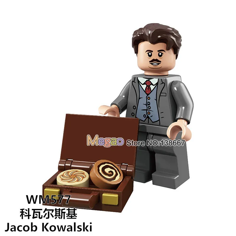 50 шт/лот Luna lovegood nevill Longbottom Trelawney Dobby строительные блоки детские игрушки подарок - Цвет: Светло-желтый