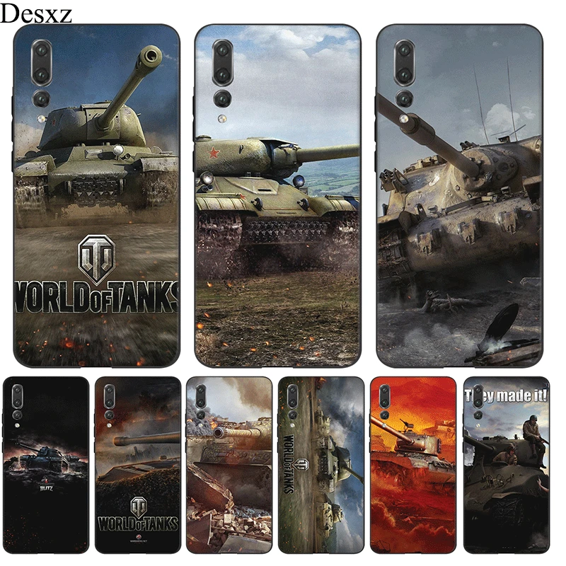 

Desxz Silicone TPU Phone Case World Of Tanks For Huawei Honor Note 6A 7A 7C 7X 8 9 10 Lite 8X 8C Cover Shell