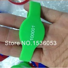 13,56 МГц силиконовый браслет rfid ISO14443A браслет Водонепроницаемый NFC классический IC 1 K S50 карты доступа Управление