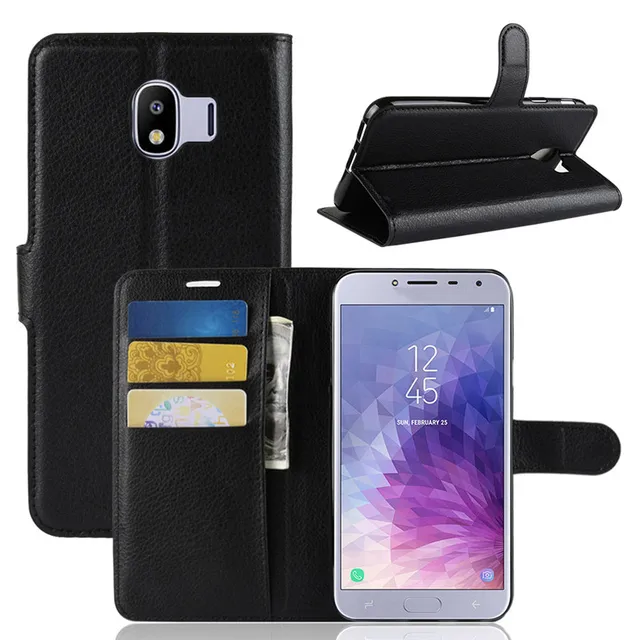 Best Price Micgita For Samsung J4 Case Flip Phone Cover Leather Cases For Samsung Galaxy J4 2018 Lichee Pattern Skin Wallet Case SM-J400F Best Price Micgita For Samsung J4 Case Flip Phone Cover Leather Cases For Samsung Galaxy J4 2018 Lichee Pattern Skin Wallet Case SM-J400F