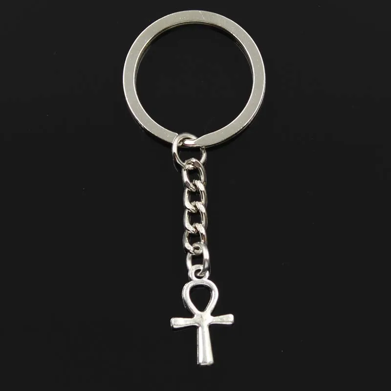 Classic Ankh Egyptian Egypt Cross Logo Symbols Metal Ring Key Chain