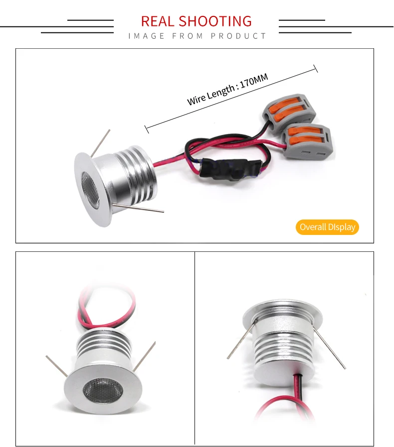 Пятно 4 W Выделите DC12V-24V маленький светодиодный УДАРА встроенный Потолочный Гостиная витрина Скрытая мини-прожектор COB светильник