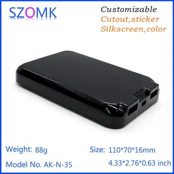 

10pcs plastic enclosure junction box electronic power charger box enclosure box plastic shell case for phone 110*70*17mm