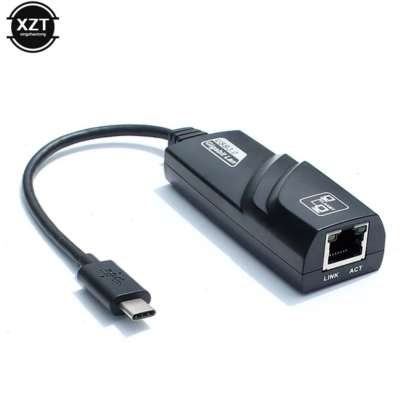 Тип C к RJ45 LAN сетевая карта Реверсивный USB 3,1 интерфейс(USB-C) к RJ45 100/1000 Мбит/с Gigabit Ethernet LAN сеть горячая распродажа